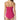 Anne Cole Twist Front Strapless One-Piece Berry 6 Anne Cole