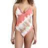 BCBGeneration Women's One Piece Swimsuit with Adjustable Straps, Coral, Large BCBG