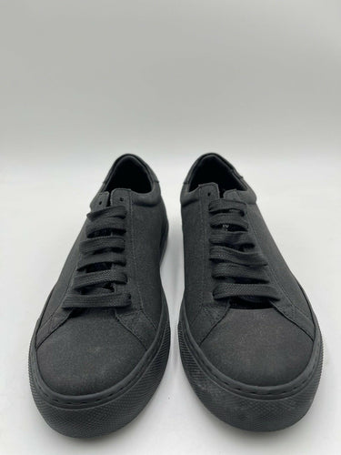 Givenchy Urban Street Black Glitter Sparkle Leather Sneakers Size 36