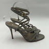 Manolo Blahnik Glitter Strappy Open Toe Ankle Strap High Heels Sandals 36.5 Manolo Blahnik