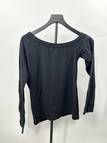 Philanthropy long-sleeve top Wide Off The Shoulder Neckline Back Size M n:philanthropy