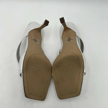 Women's Unisa Camia Sandals Silver 3” Heels Size 7M