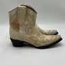 Circle G Women's Pearl Embroidered Ankle Bootie White Size 7 Circle G