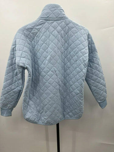 Avalanche Quilted Jacket S Light Blue Full Zip NWT  Size S