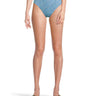Tommy Bahama Women's Palm Modern Mosaic Hi-Waist Bottom,Glass Blue XL Tommy Bahama