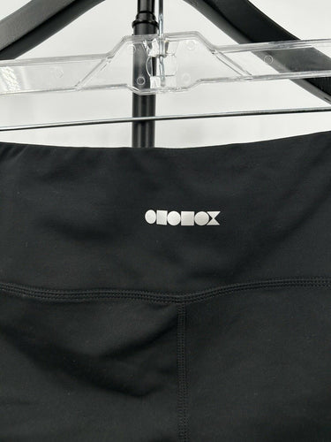 Ododos Woman’s black Yogalicious Lux high-waisted athletic Black shorts Size M HIGH