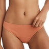 NWOT Women's Madewell Second Wave Rib Classic Bikini Bottoms,Orange Size Large Madewell