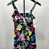 Swim Solutions Woman’s LANAI Printed Bow-Front Tummy Control Swimdress Size 10 Swim Solutions