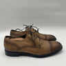 Men’s Ermenegildo Zegna Siena Flex Leather Oxford Shoes Tan Leather Size 9D Ermenegildo Zegna