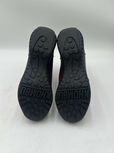 Khombu Megan Burgundy Quilted Winter Snow Boots Womens Waterproof SA 6M Khombu