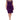 Xscape Ruched Beaded Cap Sleeve Cocktail Dress in Plum Size 22W Xscape