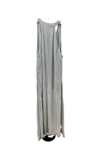 Lanston maxi Woman’s dress a V-neckline light gray color Size M Lanston