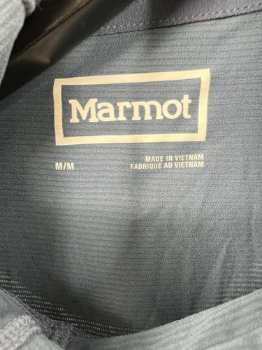 Marmot Lightweight Hoodie Sun Shirt UPF Hiking Steel Blue Mens Size M