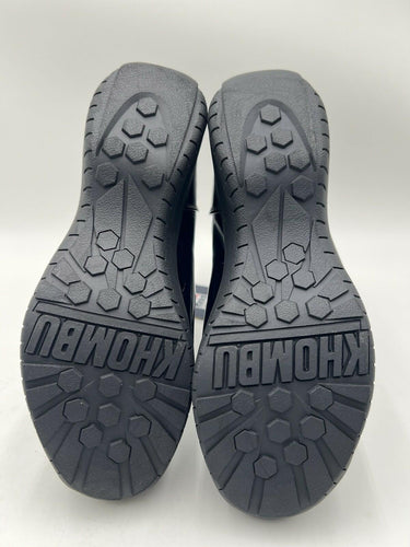 Khombu Megan White Black Quilted Snow Boots Winter Zip Womens 7W Khombu