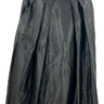 NWT Alex Evenings Black Satin Pleated Midi Skirt Formal Evening Size LP Alex Evenings