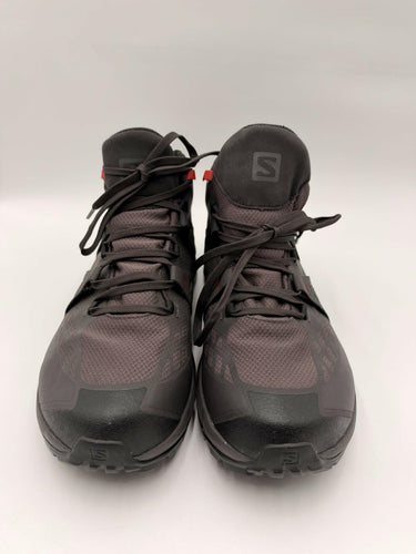 Salomon Odyssey Mid GTX Gore Tex Hiking Boots Mens Gray Black Contagrip Size 12