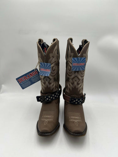 Durango Women's Flag Accessory Western Boots Size 7.5M