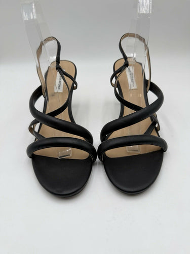 Women’s Saks Fifth Avenue Jeanne strappy leather sandals in black Size 8M