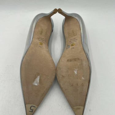 Women’s Stuart Weitzman Stuart 100 Scallop Iridescent Faux Leather Pumps 7.5B Stuart Weitzman