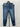 KUT From The Kloth Donna Ankle Skinny Jeans Medium Wash Raw Hem Stretch NWT 2 KUT from the Kloth