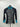 Coastal Blue Women's Rash Guard geometric print Front Zipper Size S Coastal