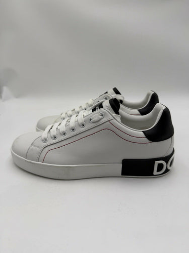 Dolce & Gabbana Portofino sneakers White / Black Leather Size 6UK Dolce&Gabbana