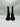 Women’s GIANVITO ROSSI 85mm Napa Peep-Toe Side Zip Booties Black Leather Size 38 GIANVITO ROSSI
