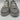 Valentino by Mario Valentino Ronald Logo Leather Sneakers Grey Size 7 Valentino by Mario Valentino