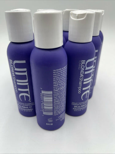 Unite Blonda Shampoo Toning 2 oz Lot Of 10 UNITE