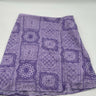 BP. Purple Bandana Mini Skirt Womens Slit Hem Plus Size 1X BP