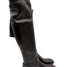 Valentino Garavani over-the-knee leather boots black Flat heel Size 37 Valentino