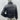 NWT Girls DKNY black faux-leather Full Zip puffer Black jacket Size M 10/12 DKNY