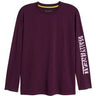 BP. + Wildfang Graphic Organic Cotton Long Sleeve Tee Purple Really Real Size S BP. + Wildfang
