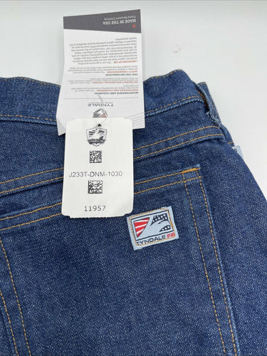 Tyndale FR Jeans Women’s Dark Blue Fire Resistant Work Denim Size 10X30