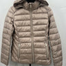 Michael Michael Kors Puffer Jacket Packable Hooded Champagne Gold NWT - S Michael Kors
