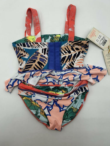 Maaji Girl’s Swimwear Two Piece Colorful Tropical Size Multicolor Size 4