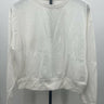 Abound Sweatshirt Womens White Cropped Crewneck Basic Lounge M ABOUND