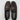 Men’s Prada chocolate brown suede slip-on driving loafers triangle logo 7UK PRADA