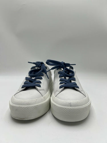 Givenchy City Sport lace-up sneakers in white Leather Blue Laces Size 37