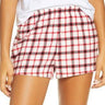 Women's Bp. Flannel Boxer Shorts,  Ivory Size XL BP.