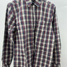 Brothers/Sons Men's Red Blue White Plaid Long Sleeve Button Up Shirt Size S Brother & Son