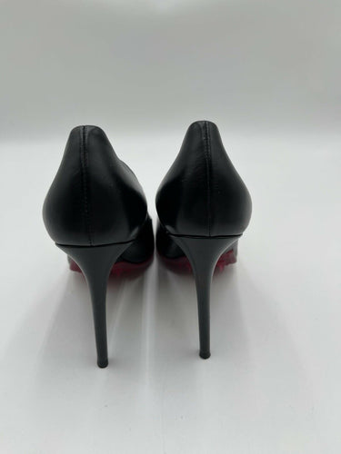 Off-White c/o Virgil Abloh Spike-sole stiletto pumps in black leather Size 38