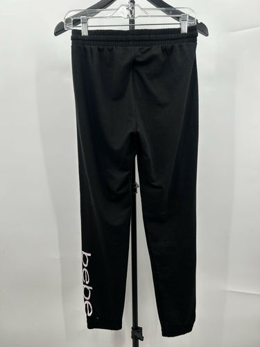 Bebe Woman’s Black jogger sweatpants Elastic Drawstring Size S