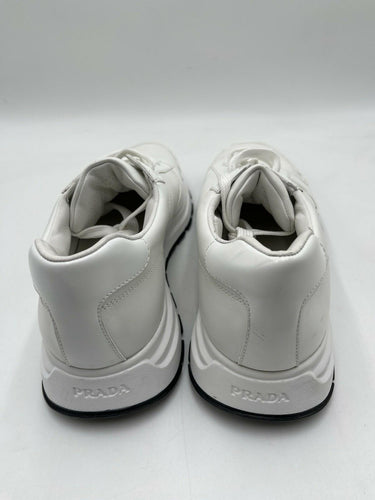 Men’s Prada Prax 01 brushed leather sneakers in Avorio Size 10UK PRADA