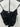 Abound Cami Crop Top Black Ruched Drawstring Ribbed Knit Tank NWT - XS