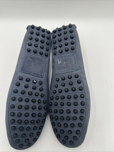 Men’s Saks Fifth Avenue loafers blue suede and tassel Size 11M Saks Fifth Avenue