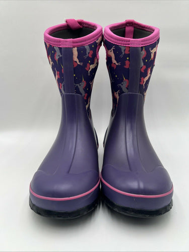 Bogs Kids' Classic Unicorns Boot Purple Size 6Y Bogs