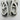 Women’s Versace Greca low-top leather sneakers in white/black Size 38 Versace