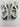 Women’s Versace Greca low-top leather sneakers in white/black Size 38 Versace