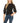 CeCe Ruffle-Sleeve Mixed Media Top Size L Cece